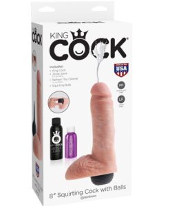 King Cock Realistisk Sprutdildo